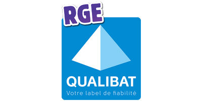 Logo de RGE Qualibat, label de fiabilité